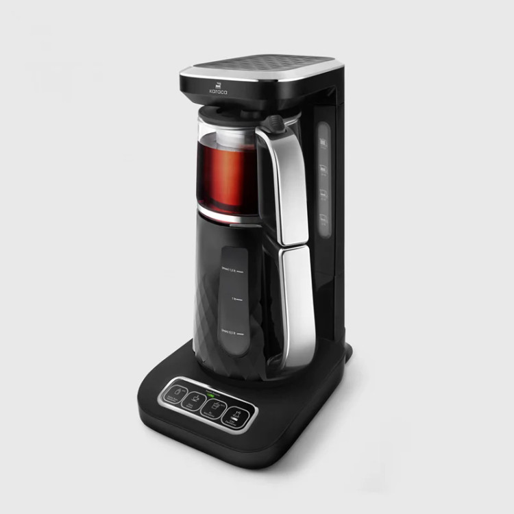 چایساز و قهوه ساز کاراجا Caysever Robotea Pro Quartz سخنگو مشکی کروم