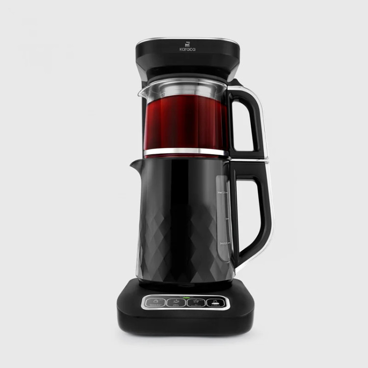 چایساز و قهوه ساز کاراجا Caysever Robotea Pro Quartz سخنگو مشکی کروم