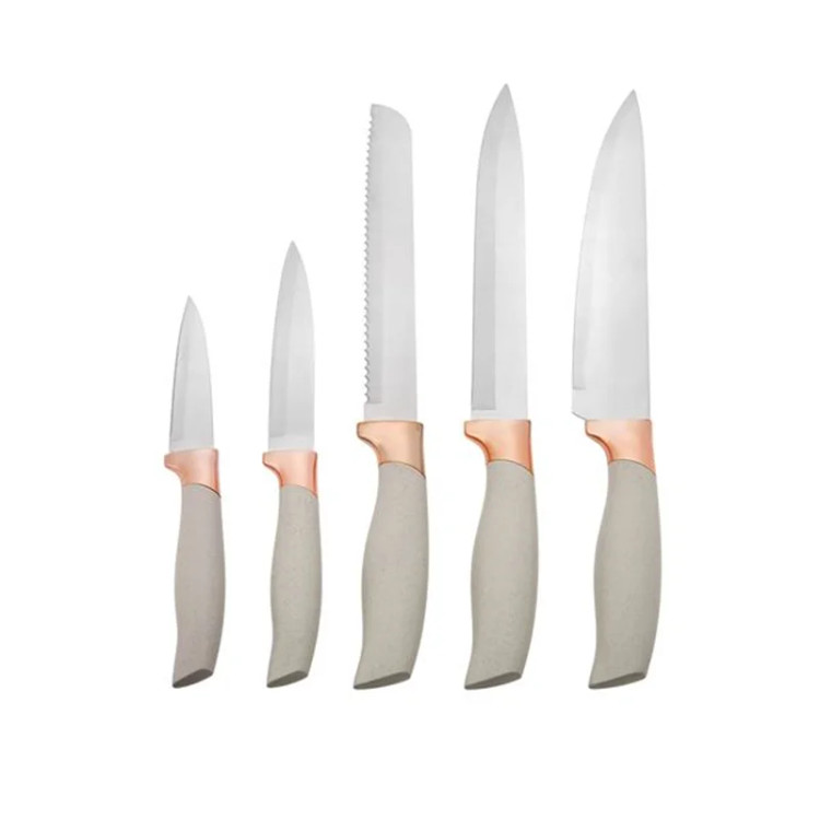 سرویس چاقو و تخته برش 12 پارچه کاراجا Gusto کرم