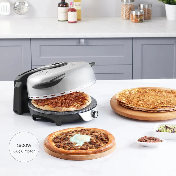 پیتزا پز برقی کاراجا Gastro 10 in 1 طوسی