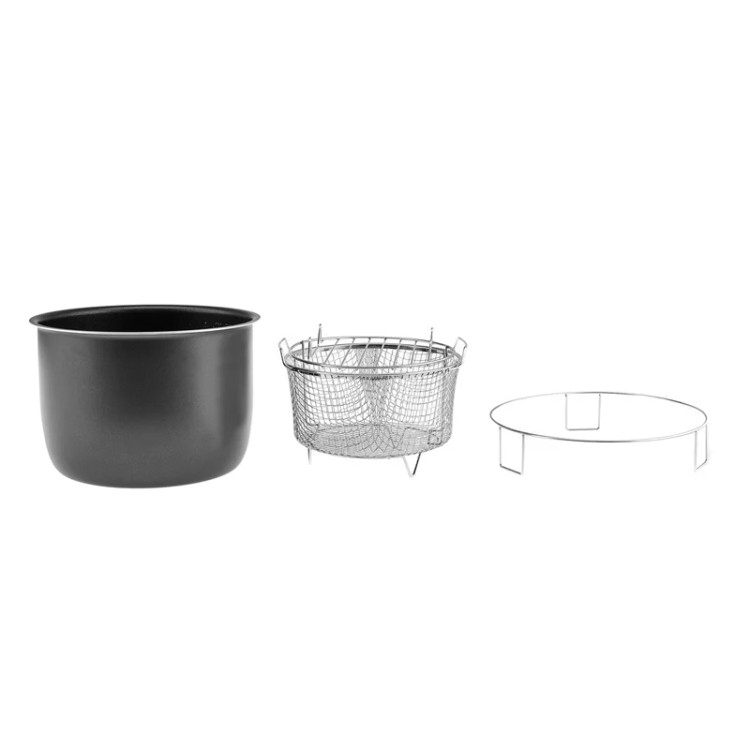 هواپز و زودپز چند منظوره کاراجا Cooker 2 in 1 6L نقره ای