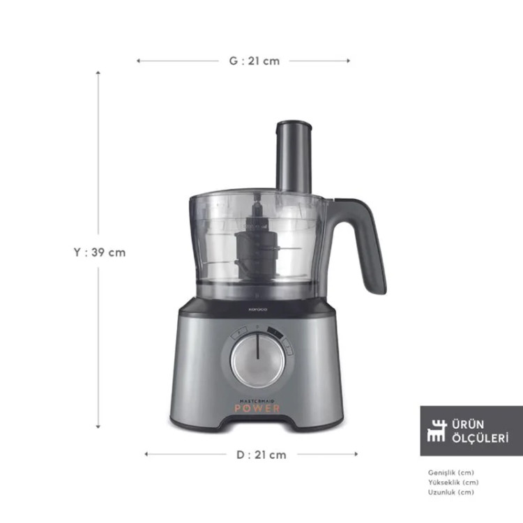 ربات آشپزخانه کاراجا Mastermaid Power 10 in 1 طوسی