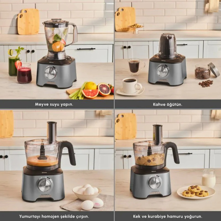ربات آشپزخانه کاراجا Mastermaid Power 10 in 1 طوسی