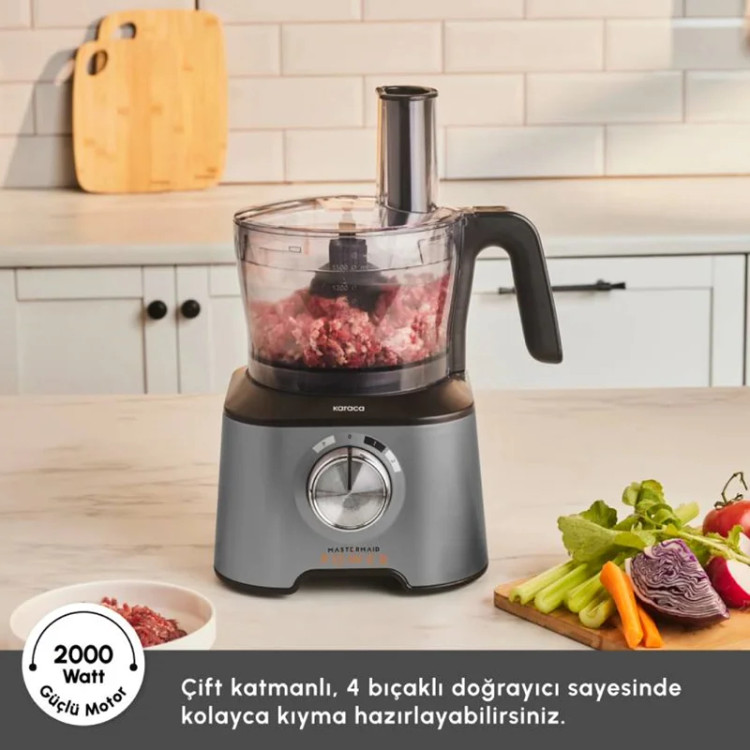 ربات آشپزخانه کاراجا Mastermaid Power 10 in 1 طوسی