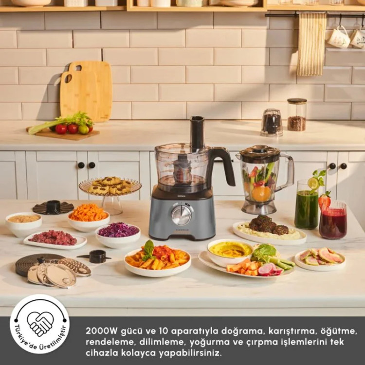 ربات آشپزخانه کاراجا Mastermaid Power 10 in 1 طوسی
